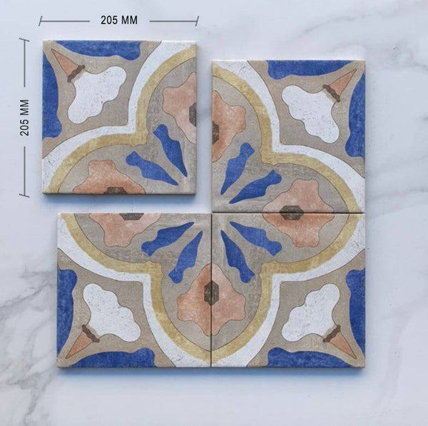 Moroccan Porcelain Pattern 38 - Stone and Tile Projects