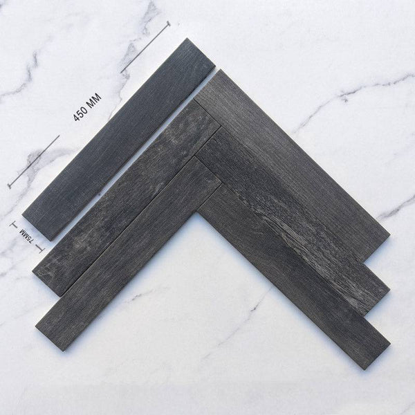 Canada Nero Timber Look Porcelain - Stone and Tile Projects