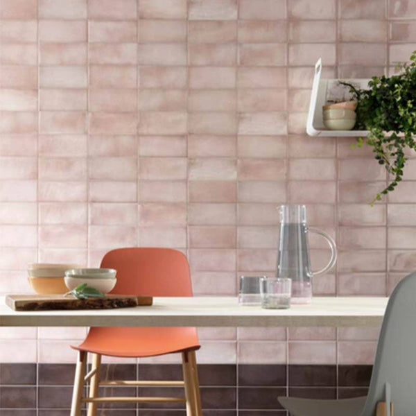 Newtown Rose Subway Porcelain 200×100 Project Photo