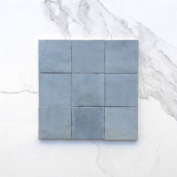 Ocean Zellige Moroccan Porcelain 100x100 - Stone and Tile Projects