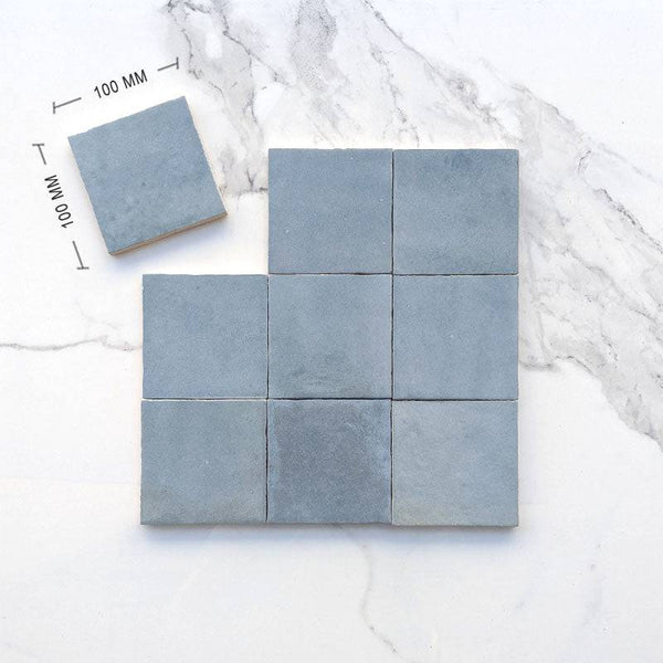 Ocean Zellige Moroccan Porcelain 100x100 - Stone and Tile Projects