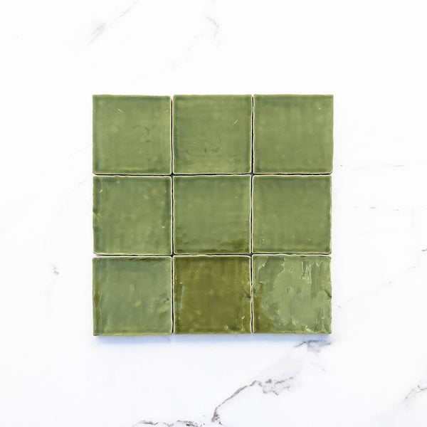 Olive Moroccan Ceramic 100x100 - Stone and Tile Projects