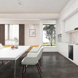 Oxford Deep Grey Concrete Porcelain - Stone and Tile Projects