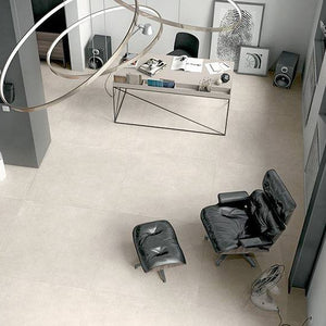 Oxford Vanilla Concrete Porcelain - Stone and Tile Projects