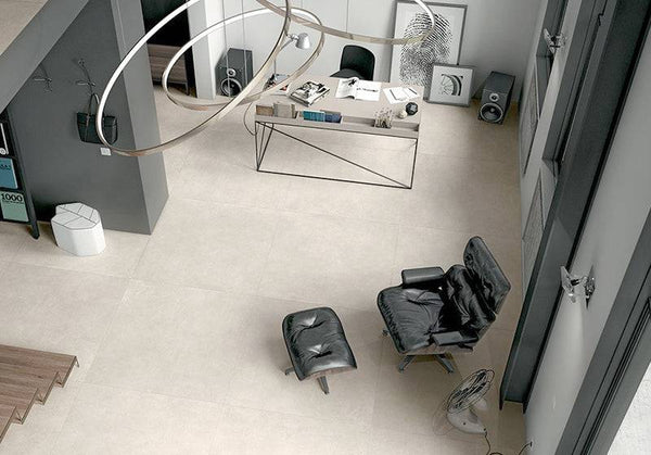 Oxford Vanilla Concrete Porcelain - Stone and Tile Projects