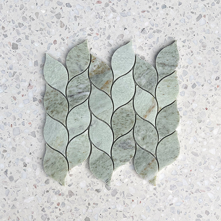 Paradiso Green Leaf Marble Mosaic