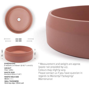 Nood Co Prism Circle Basin Collection - Stone and Tile Projects