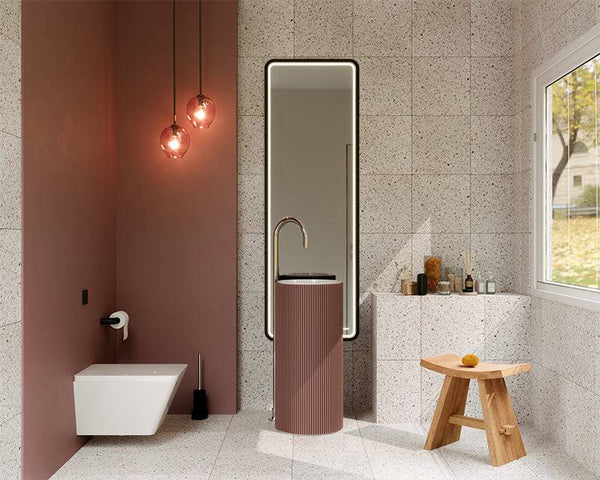 Rose Pink Terrazzo STP-23 - Stone and Tile Projects