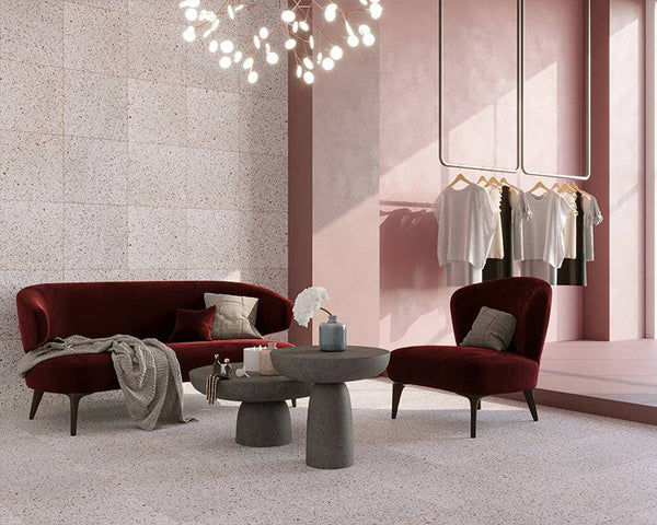 Rose Pink Terrazzo STP-23 - Stone and Tile Projects