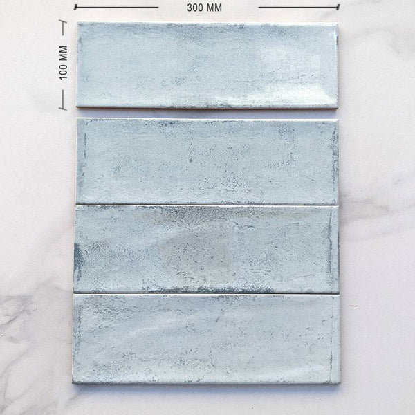 Rustic Forest Green Spanish Subway Ceramic 300x100 - Stone and Tile Projects