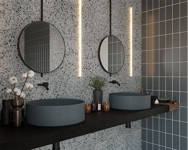 Salerno Grey Terrazzo STP-13 - Stone and Tile Projects