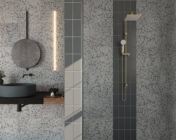 Salerno Grey Terrazzo STP-13 - Stone and Tile Projects