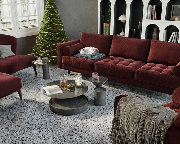 Salerno Grey Terrazzo STP-13 - Stone and Tile Projects
