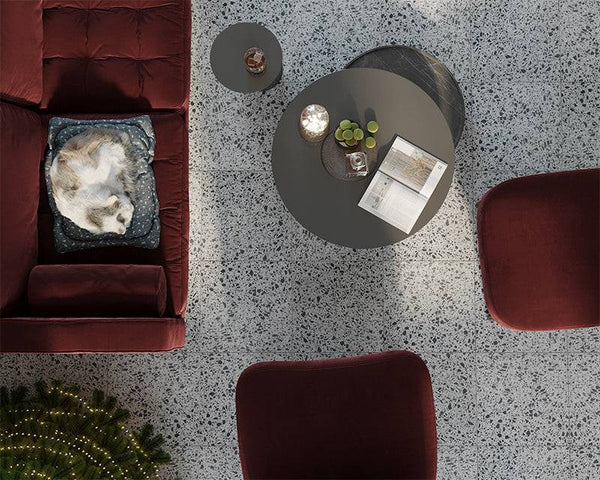 Salerno Grey Terrazzo STP-13 - Stone and Tile Projects