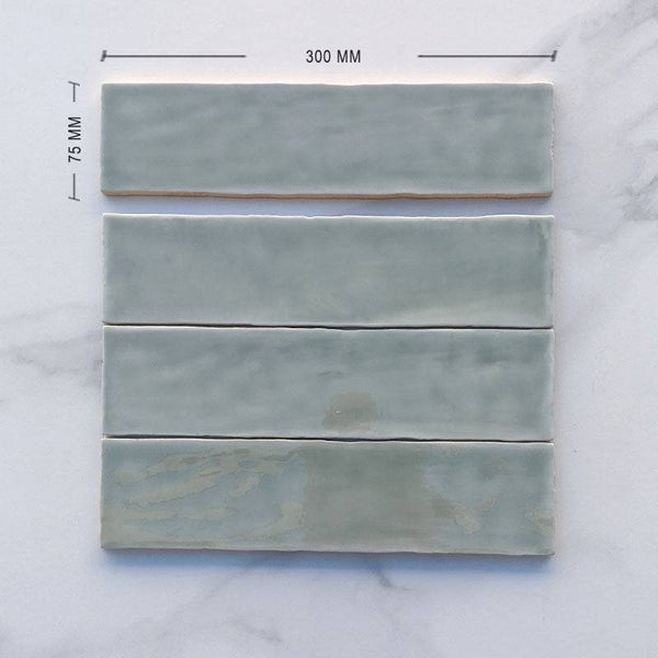 Sage Moroccan Ceramic 300x75 - Stone and Tile Projects