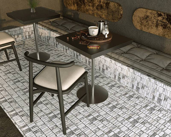 Scarpa Calacatta Viola Marble Mosaic - Stone and Tile Projects