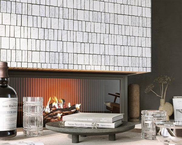 Scarpa Carrara Bianco Marble Mosaic - Stone and Tile Projects