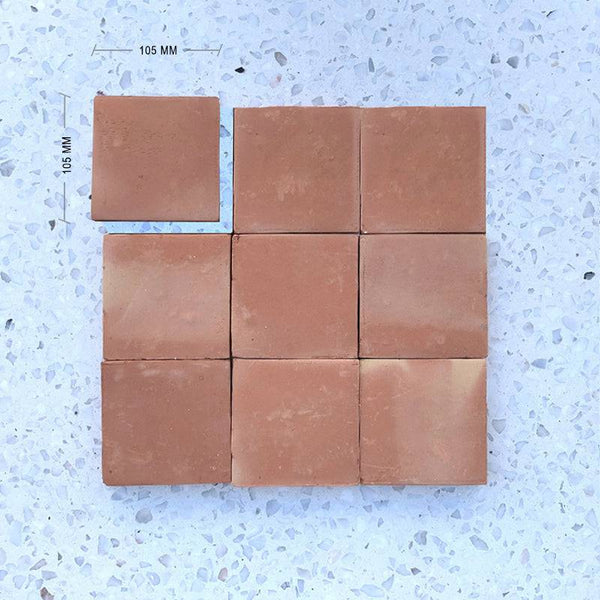 Arcilla Rosso Square - Stone and Tile Projects
