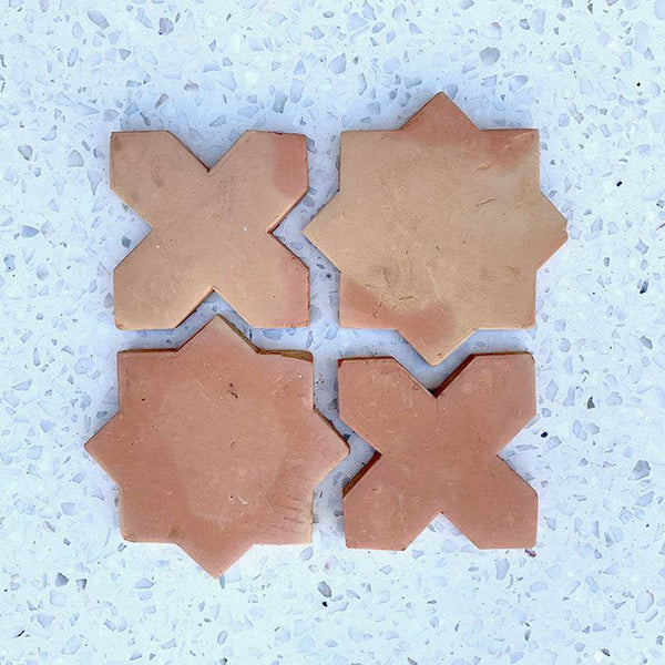 Arcilla Rosso Star and Cross - Stone and Tile Projects