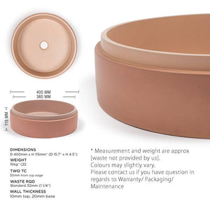 Nood Co Step Round Basin Collection - Stone and Tile Projects