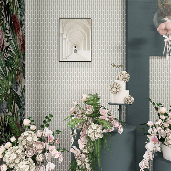 Tik Tax Grey Porcelain Mosaic - Stone and Tile Projects