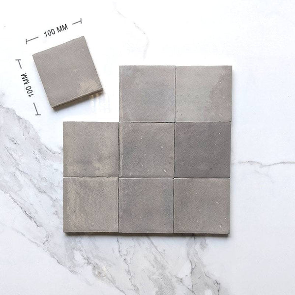 Titanio Zellige Moroccan Porcelain 100x100 - Stone and Tile Projects
