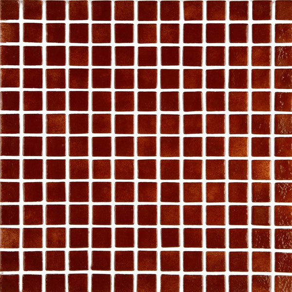 Niebla 2504-A Brown Glass Mosaic Pool Tile - Stone and Tile Projects