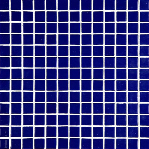 Lisa 2543-D Dark Blue Glass Mosaic Pool Tile - Stone and Tile Projects