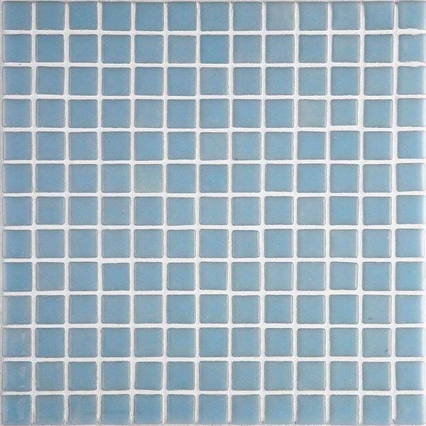 Lisa 2541-A Light Blue Glass Mosaic Pool Tile - Stone and Tile Projects