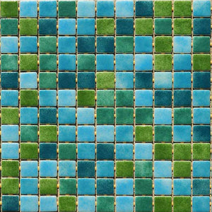 AUS Bali Glass Mosaic Pool Tile - Stone and Tile Projects