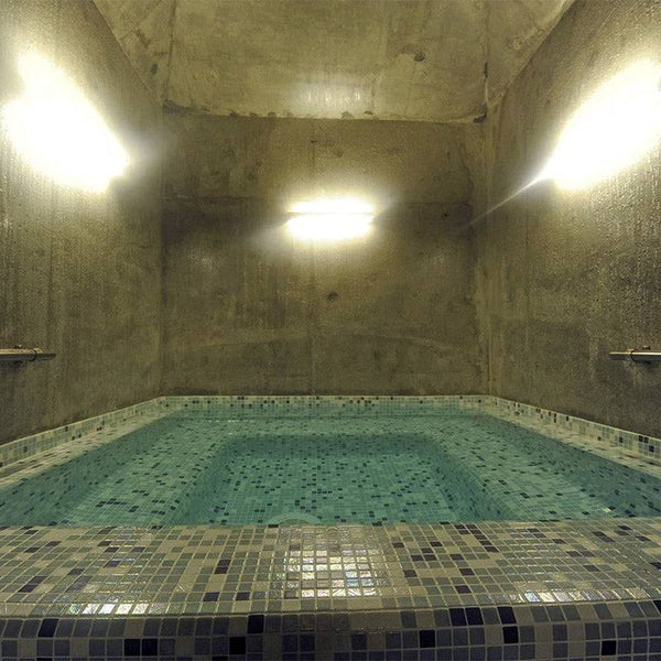Cocktail Caipirinha Glass Mosaic Pool Tile - Stone and Tile Projects