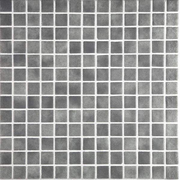 Niebla 2560-A Grey Glass Mosaic Pool Tile - Stone and Tile Projects