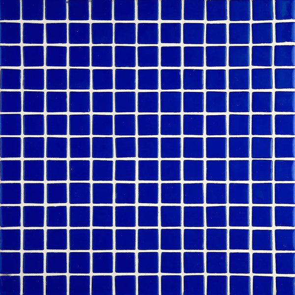 Lisa 2557-D Blue Glass Mosaic Pool Tile - Stone and Tile Projects