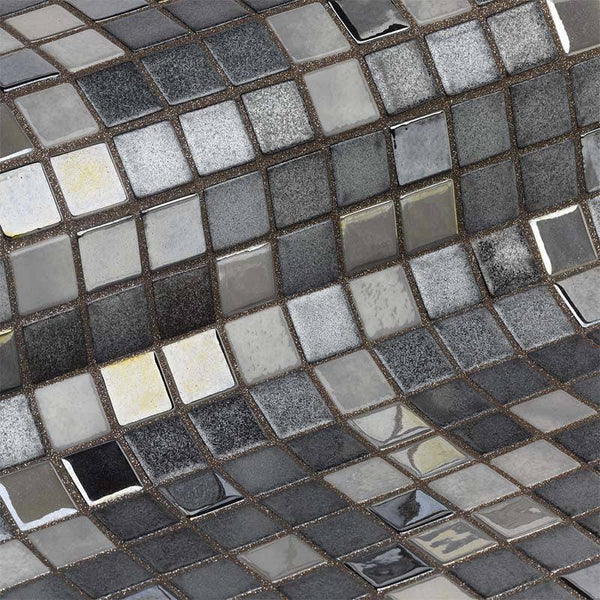 Cocktail Gin Fizz Glass Mosaic Pool Tile - Stone and Tile Projects