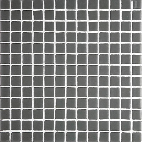 Lisa 2544-A Light Grey Glass Mosaic Pool Tile - Stone and Tile Projects
