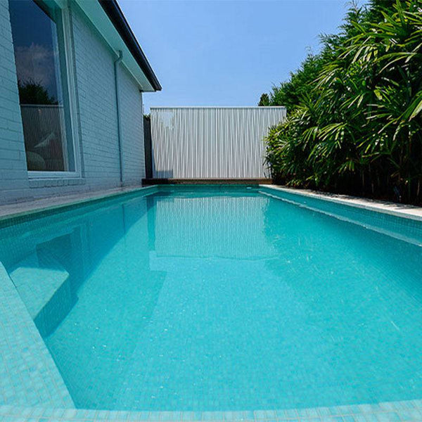 AUS Tourmaline Glass Mosaic Pool Tile - Stone and Tile Projects