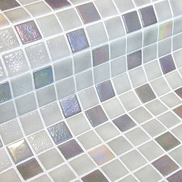 Fosfo Serpens Glass Mosaic Pool Tile - Stone and Tile Projects