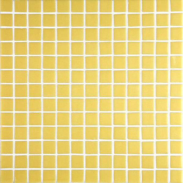 Lisa 2539-B Pale Yellow Glass Mosaic Pool Tile - Stone and Tile Projects