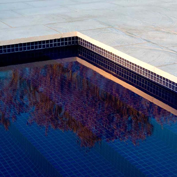 Lisa 2543-D Dark Blue Glass Mosaic Pool Tile - Stone and Tile Projects