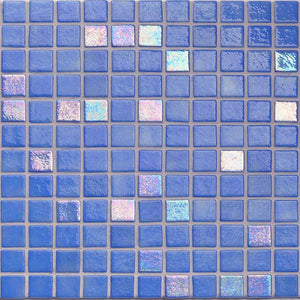 AUS Topaz Glass Mosaic Pool Tile - Stone and Tile Projects