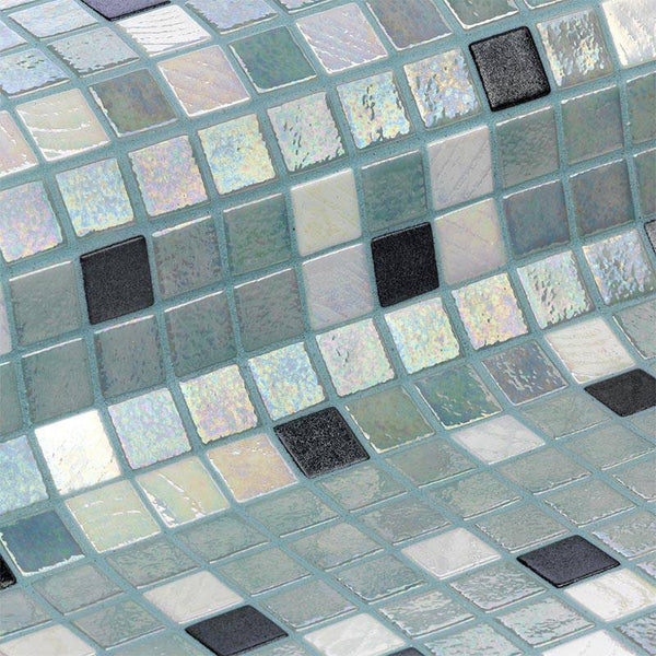 Cocktail Caipirinha Glass Mosaic Pool Tile - Stone and Tile Projects