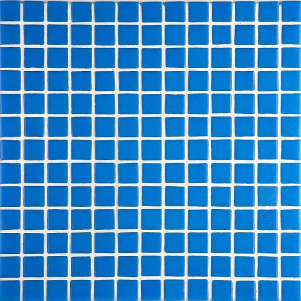 Lisa 2542-B Sky Blue Glass Mosaic Pool Tile - Stone and Tile Projects