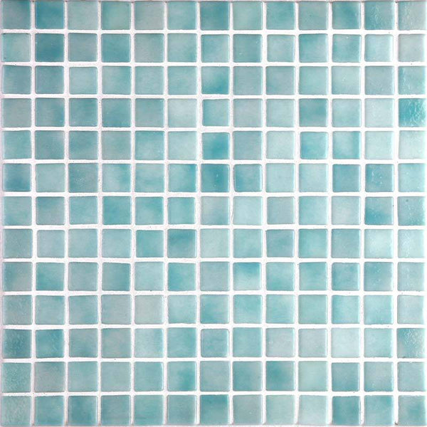 Niebla 2529-B Pale Green Glass Mosaic Pool Tile - Stone and Tile Projects