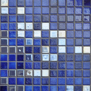 AUS Harbour Glass Mosaic Pool Tile - Stone and Tile Projects