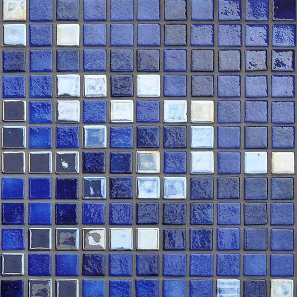 AUS Harbour Glass Mosaic Pool Tile - Stone and Tile Projects