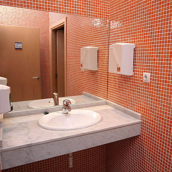 Niebla 2506-C Red Glass Mosaic Pool Tile - Stone and Tile Projects