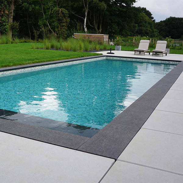 Iris Stone Glass Mosaic Pool Tile - Stone and Tile Projects
