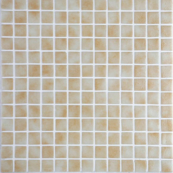 Niebla 2597-B Caramel Pool Glass Mosaic Tile - Stone and Tile Projects
