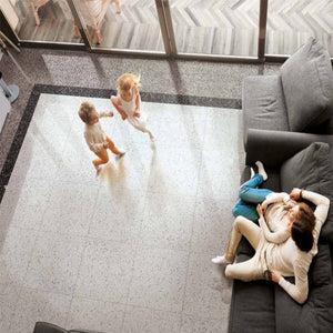 Venezia Bianco Terrazzo Porcelain - Stone and Tile Projects