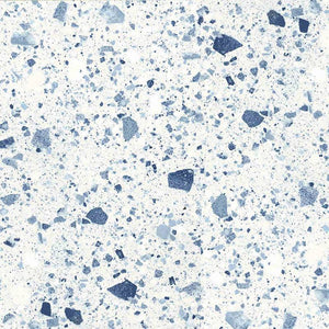 Verona Blue Vitrified Terrazzo Porcelain - Stone and Tile Projects